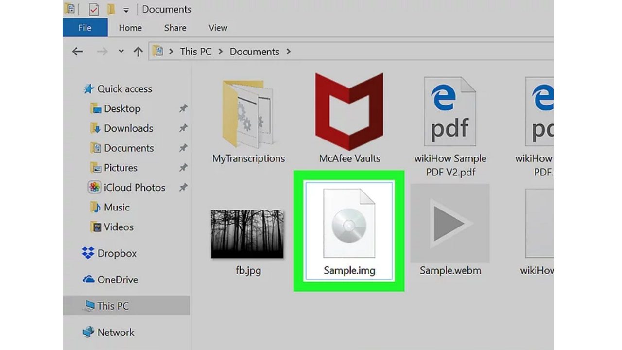 IMG Dosyası Nasıl Açılır - Yöntem #1: Windows’ta IMG dosyası açma işlemi