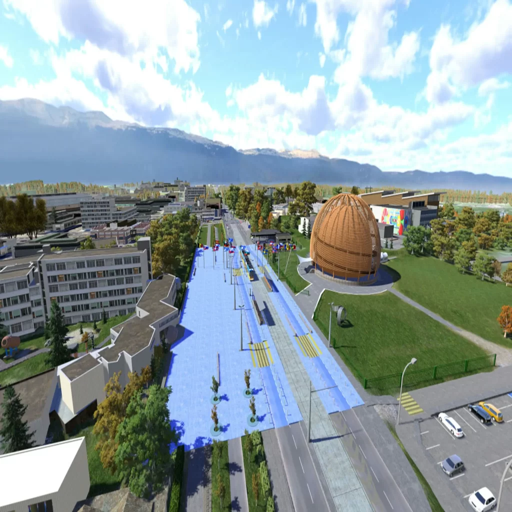 CERN Merkezinin bulunduğu yer: Meyrin, İsviçre