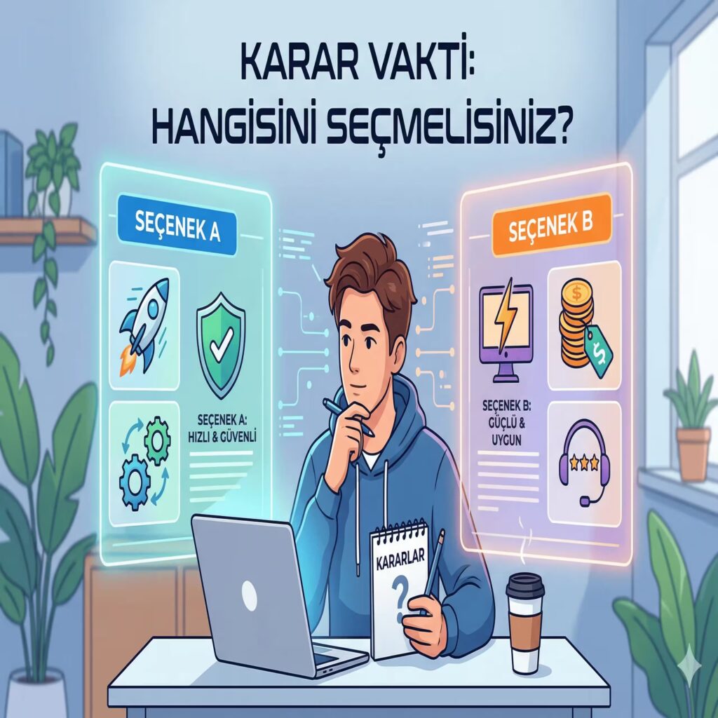 Karar Vakti: Hangisini Seçmelisiniz? Karar Vakti: Hangisini Seçmelisiniz?