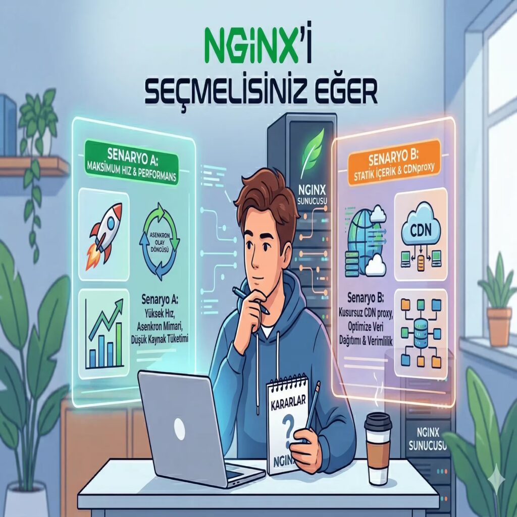 Nginx'i Seçmelisiniz Eğer Nginx'i Seçmelisiniz Eğer