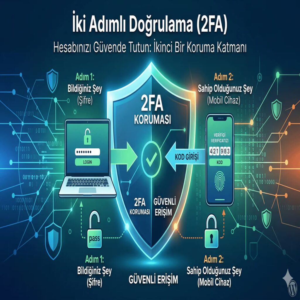 WordPress Güvenlik ve Performans Rehberi: En İyi Eklentiler - İki Adımlı Doğrulama (2FA) WordPress Güvenlik ve Performans Rehberi: En İyi Eklentiler - İki Adımlı Doğrulama (2FA)