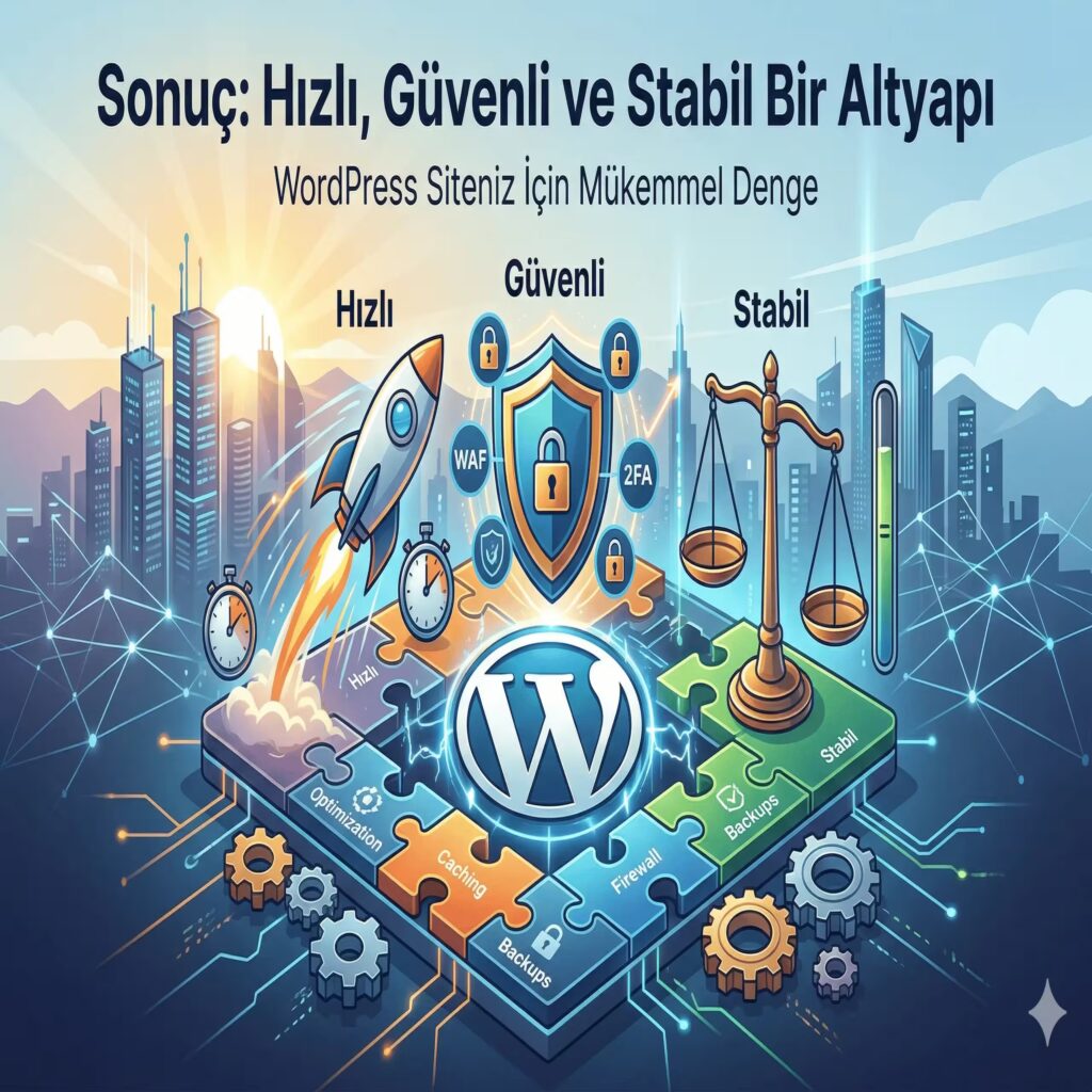Sonuç: Hızlı Güvenli ve Stabil Bir Altyapı Sonuç: Hızlı Güvenli ve Stabil Bir Altyapı