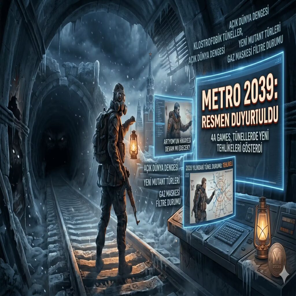 Metro 2039 Duyuruldu: Kıyamet Sonrası Tünellere Dönüş - Metro 2039 Metro 2039 Duyuruldu: Kıyamet Sonrası Tünellere Dönüş - Metro 2039
