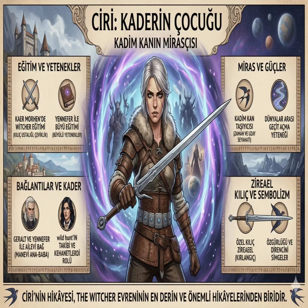 The Witcher 3: Wild Hunt - İncelemesi - Ciri The Witcher 3: Wild Hunt - İncelemesi - Ciri