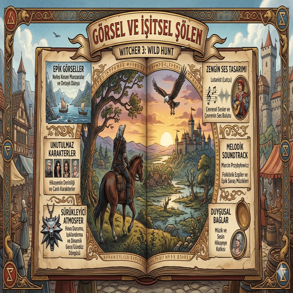 The Witcher 3: Wild Hunt - Görsel ve İşitsel Şölen The Witcher 3: Wild Hunt - Görsel ve İşitsel Şölen