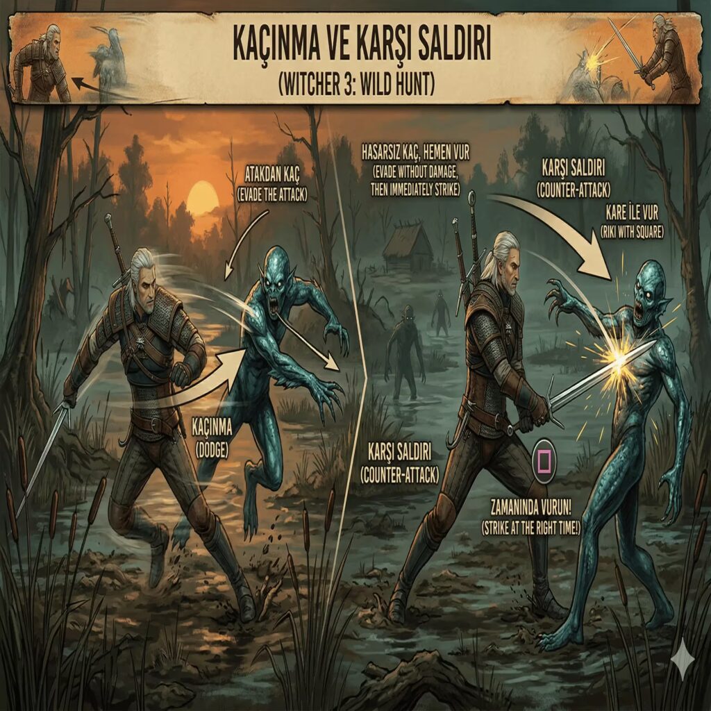 The Witcher 3: Wild Hunt - İncelemesi - Kaçınma ve Karşı Saldırı The Witcher 3: Wild Hunt - İncelemesi - Kaçınma ve Karşı Saldırı