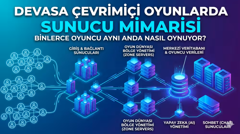 MMO Sunucu Mimarisi: Arka Planda Sistem Nasıl Çalışır? - Devasa Çevrimiçi Oyunlarda Sunucu Mimarisi: Binlerce Oyuncu Aynı Anda Nasıl Oynuyor?