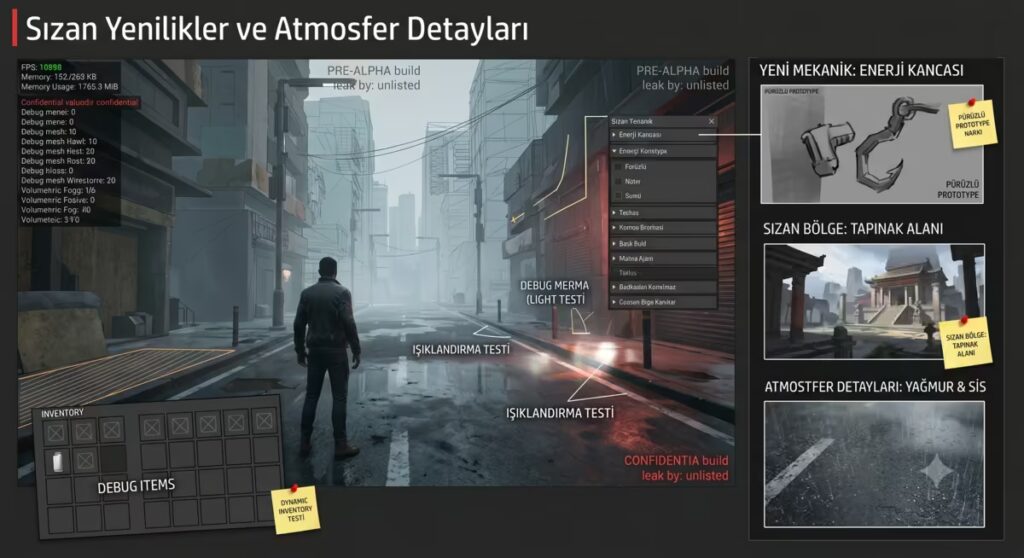Sızan Yenilikler ve Atmosfer Detayları